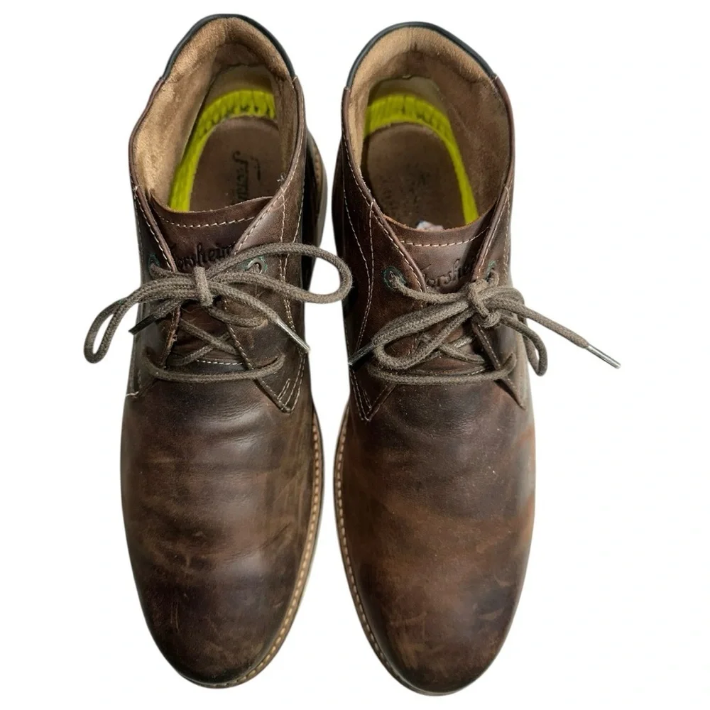 Florsheim Men’s Size 11 Brown Leather Lace Up Scarsdale Chukka Boots